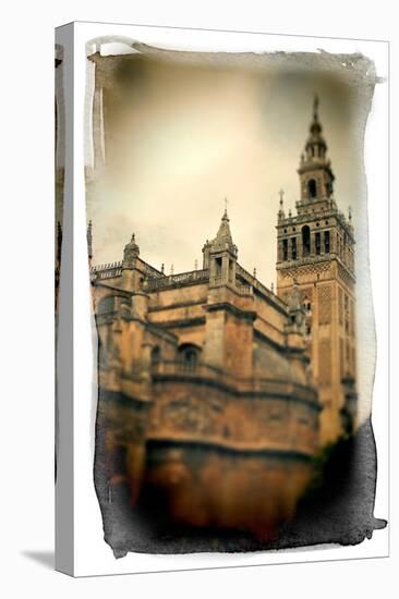 The Giralda Tower and the Cathedral (South-East View), Seville, Spain-Felipe Rodriguez-Stretched Canvas