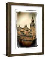 The Giralda Tower and the Cathedral (South-East View), Seville, Spain-Felipe Rodriguez-Framed Photographic Print