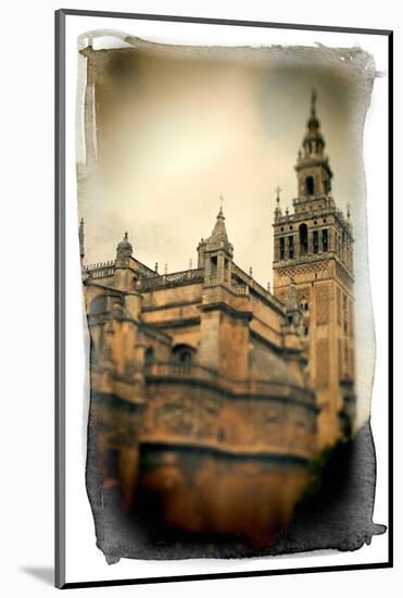 The Giralda Tower and the Cathedral (South-East View), Seville, Spain-Felipe Rodriguez-Mounted Photographic Print