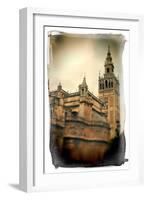 The Giralda Tower and the Cathedral (South-East View), Seville, Spain-Felipe Rodriguez-Framed Premium Photographic Print