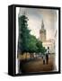 The Giralda Tower as Seen from Patio De Banderas Square, Seville, Spain-Felipe Rodriguez-Framed Stretched Canvas