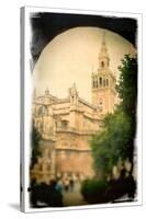 The Giralda Tower as Seen from Patio De Banderas Square, Seville, Spain-Felipe Rodriguez-Stretched Canvas