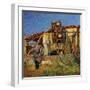 The Girl at the Well-Mario Puccini-Framed Giclee Print