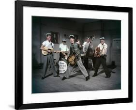 THE GIRL CAN'T HELP IT, 1956 directed by FRANK TASHLIN Gene Vincent and his Blue Caps (photo)-null-Framed Photo