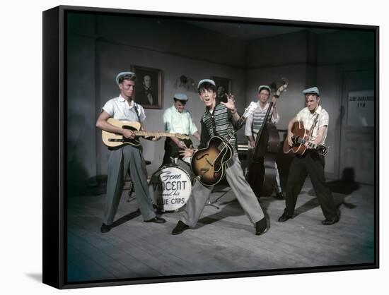 THE GIRL CAN'T HELP IT, 1956 directed by FRANK TASHLIN Gene Vincent and his Blue Caps (photo)-null-Framed Stretched Canvas