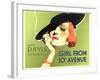 The Girl From 10th Avenue, 1935-null-Framed Art Print