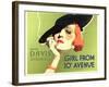 The Girl From 10th Avenue, 1935-null-Framed Art Print