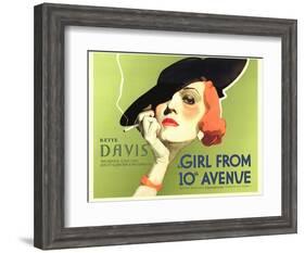 The Girl From 10th Avenue, 1935-null-Framed Art Print