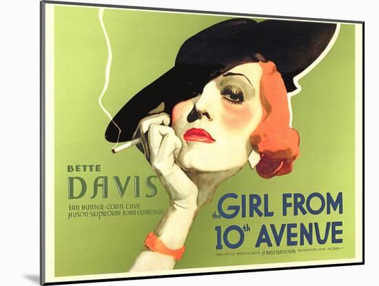 The Girl From 10th Avenue, 1935-null-Mounted Art Print