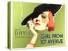 The Girl From 10th Avenue, 1935-null-Stretched Canvas