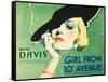 The Girl From 10th Avenue, Bette Davis on title card, 1935-null-Framed Stretched Canvas