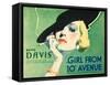 The Girl From 10th Avenue, Bette Davis on title card, 1935-null-Framed Stretched Canvas