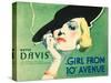 The Girl From 10th Avenue, Bette Davis on title card, 1935-null-Stretched Canvas