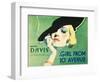 The Girl From 10th Avenue, Bette Davis on title card, 1935-null-Framed Art Print