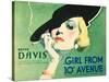 The Girl From 10th Avenue, Bette Davis on title card, 1935-null-Stretched Canvas