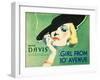 The Girl From 10th Avenue, Bette Davis on title card, 1935-null-Framed Art Print