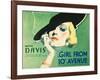 The Girl From 10th Avenue, Bette Davis on title card, 1935-null-Framed Art Print