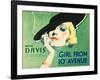 The Girl From 10th Avenue, Bette Davis on title card, 1935-null-Framed Art Print