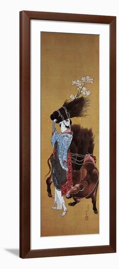 The Girl from Ohara-Katsushika Hokusai-Framed Premium Giclee Print