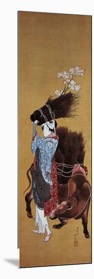 The Girl from Ohara-Katsushika Hokusai-Mounted Premium Giclee Print