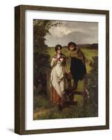 The Girl I left behind me, c.1880-William Holyoake-Framed Giclee Print