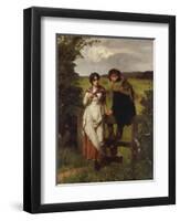 The Girl I left behind me, c.1880-William Holyoake-Framed Giclee Print