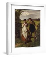 The Girl I left behind me, c.1880-William Holyoake-Framed Giclee Print