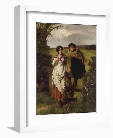 The Girl I left behind me, c.1880-William Holyoake-Framed Giclee Print