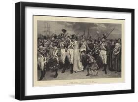 The Girl I Left Behind Me-Charles Green-Framed Giclee Print