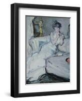 The Girl in White, 1909-Samuel John Peploe-Framed Premium Giclee Print