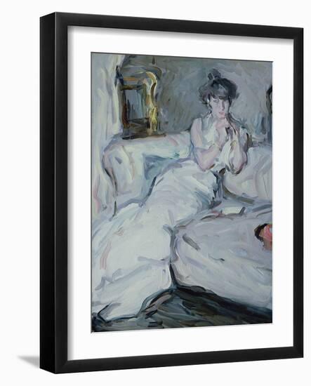 The Girl in White, 1909-Samuel John Peploe-Framed Giclee Print