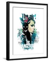 The Girl Is Dangerous-Alisa Franz-Framed Art Print