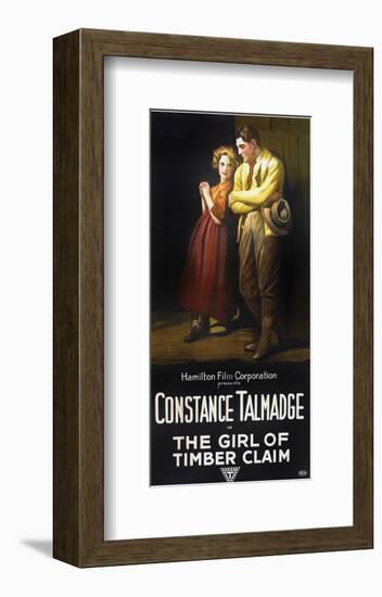 The Girl Of Timber Claim - 1917-null-Framed Giclee Print