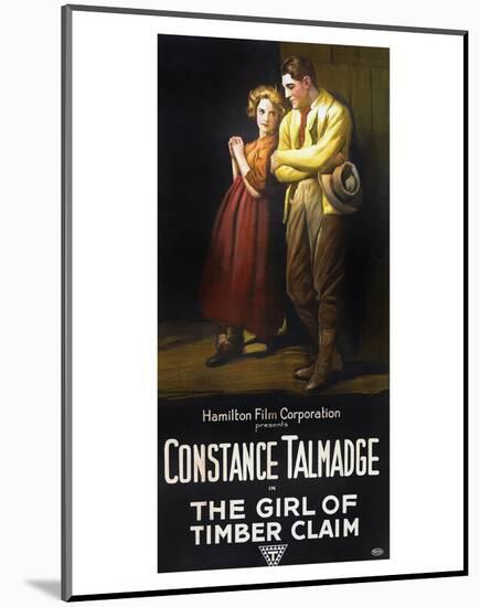 The Girl Of Timber Claim - 1917-null-Mounted Giclee Print