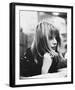 The Girl on a Motocycle-null-Framed Photo