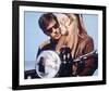 The Girl on a Motorcycle-null-Framed Photo