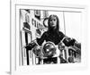 The Girl on a Motorcycle-null-Framed Photo