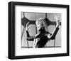 The Girl on a Motorcycle-null-Framed Photo