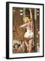 The Girl On The Tower  - Saturday Evening Post "Leading Ladies", September 24, 1960 pg.26-Robert Mcginnis-Framed Giclee Print