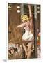 The Girl On The Tower  - Saturday Evening Post "Leading Ladies", September 24, 1960 pg.26-Robert Mcginnis-Framed Giclee Print