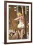 The Girl On The Tower  - Saturday Evening Post "Leading Ladies", September 24, 1960 pg.26-Robert Mcginnis-Framed Giclee Print