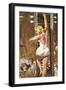 The Girl On The Tower  - Saturday Evening Post "Leading Ladies", September 24, 1960 pg.26-Robert Mcginnis-Framed Giclee Print