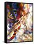 The Girl Plays A Violoncello-balaikin2009-Framed Stretched Canvas