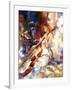 The Girl Plays A Violoncello-balaikin2009-Framed Art Print