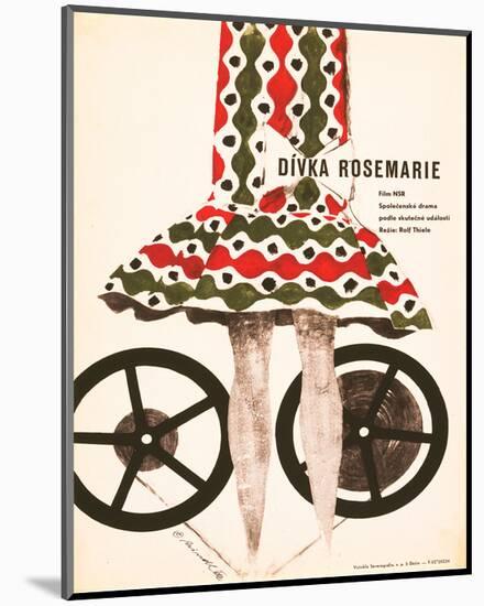 The Girl Rosemarie-Divka-null-Mounted Art Print