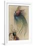 The Girl the Tree and the Bird of Paradise-Warwick Goble-Framed Photographic Print