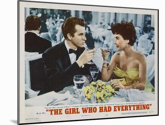 The Girl Who Had Everything, 1953-null-Mounted Art Print