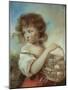 The Girl with a Basket of Eggs, C.1780-John Russell-Mounted Giclee Print