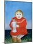 The Girl with a Doll, c.1892 or c.1904-05-Henri Rousseau-Mounted Giclee Print