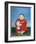 The Girl with a Doll-Henri Rousseau-Framed Art Print